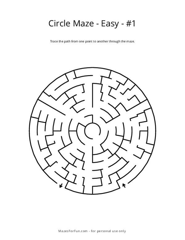 Circle Maze - Easy - 1