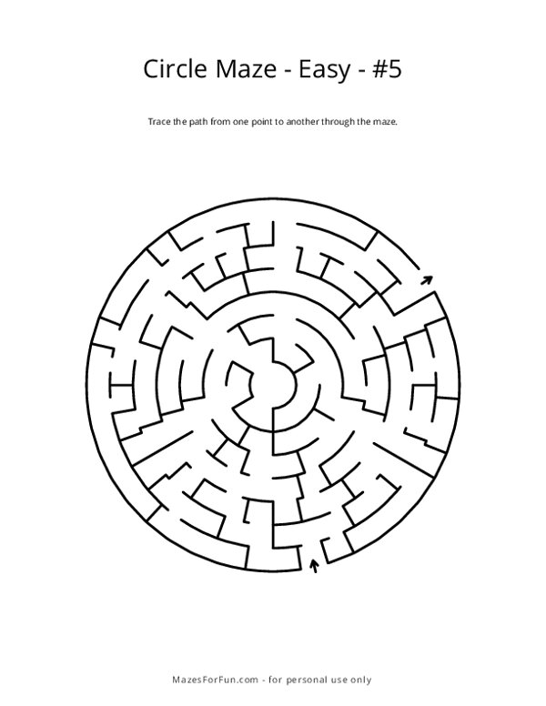 Circle Maze - Easy - 5