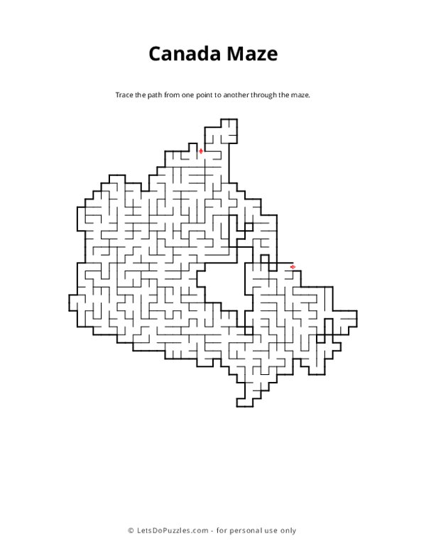 Canada Maze