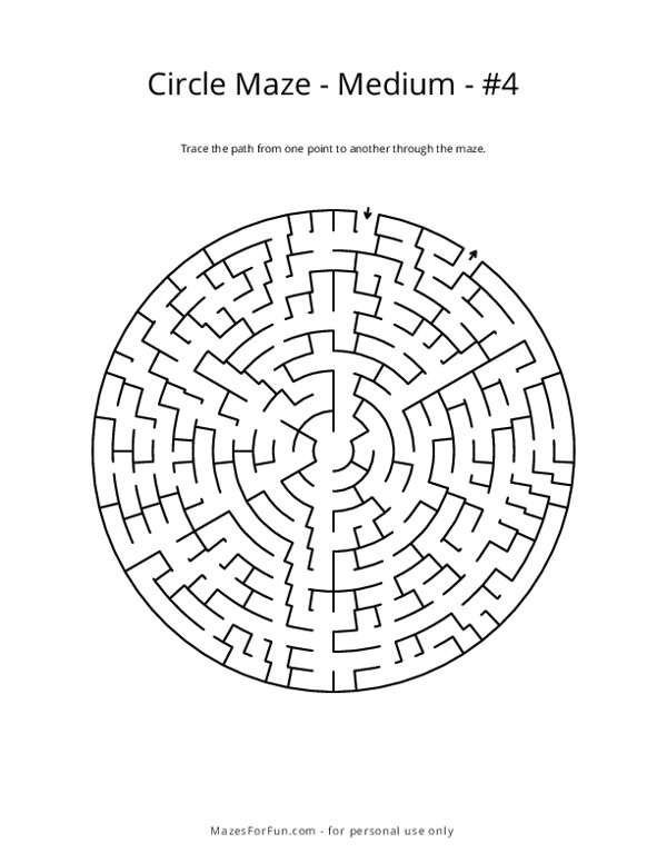 Circle Maze - Medium - 4