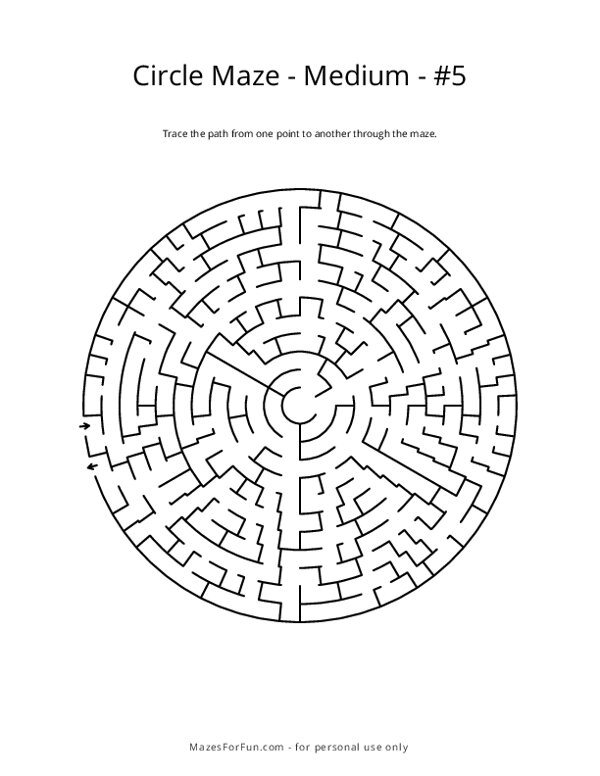 Circle Maze - Medium - 5