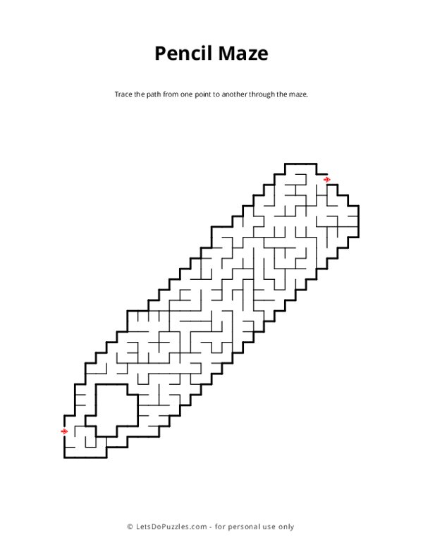 Pencil Maze