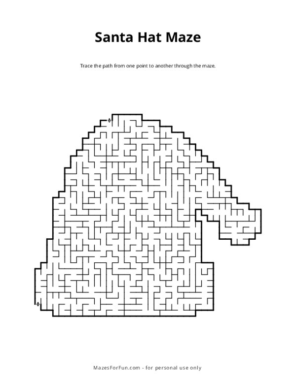Santas Hat Maze